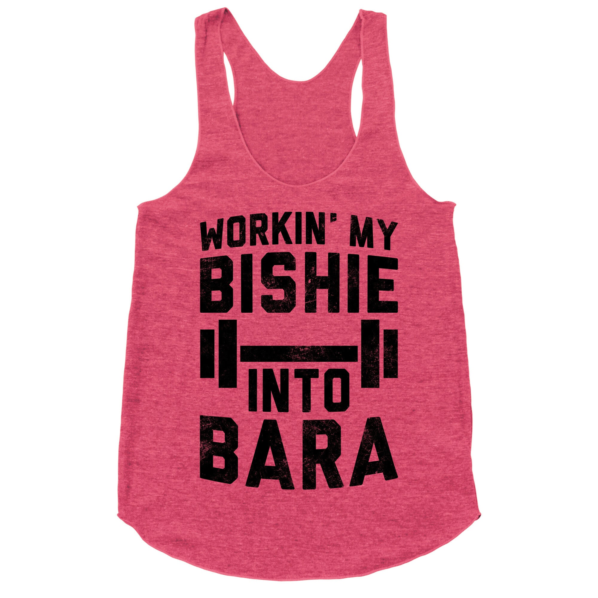 Workin' My Bishie Into Bara Racerback Tank